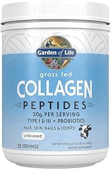 Garden of Life Grass-Fed Collagen Peptides, Unflavored, 560 g