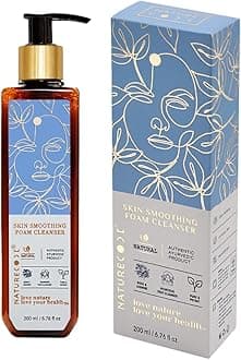 Nature Code Natural Face Wash | With Aloe Vera, Neem & Essential Oils | Gentle Foaming Cleanser for Acne-Prone, Oily & Sensitive Skin | Deep Cleansing & Skin Brightening | Travel-Friendly – 200ml