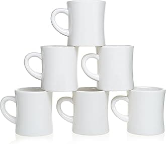 COLETTI Diner Style Stoneware Mugs