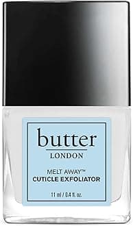 Butter LONDON Cuticle Remover Liquid, Melt Away + Signature Glass Cuticle Pusher