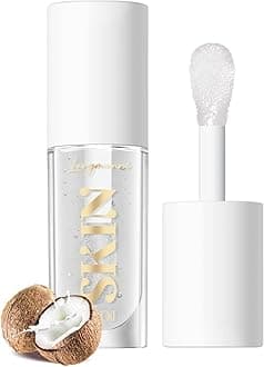 Moisturizing Lip Oil,No-Sticky Lip Gloss Lip Balm Lip Care,Fruit Flavoured Lip Oil For Dry Lip's Moisturizing Hydrating And Nourishing (Coconut)