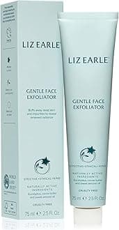 Liz Earle Gentle Face Exfoliator with Cocoa Butter, Eucalyptus Essential Oil and Jojoba Beads for All Skin Types, 75ml