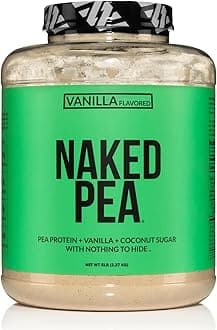Pea - Vanilla Pea Protein - Pea Protein Isolate from North American Farms - 5lb Bulk, Plant Based, Vegetarian & Vegan Protein. Easy to Digest, Non-GMO, Gluten Free, Lactose Free, Soy Free