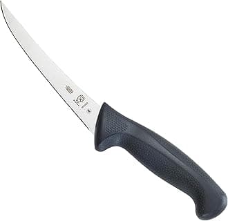 M23820 Millennia Black Handle, 6-Inch Curved, Boning Knife