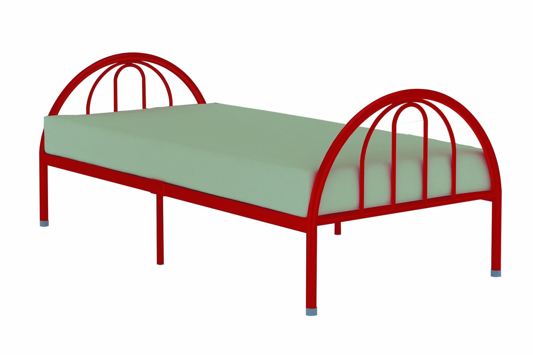 New Haven Twin Bed, Red