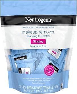 NeutrogenaFragrance Free Makeup Remover Cleansing Towelette Singles - 20 Ea, 20count