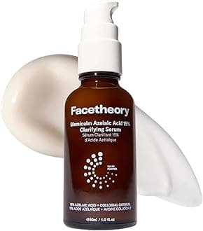 facetheory Blemicalm Azelaic Acid 15% Clarifying Serum (Unscented) - Control Blemishes, Redness & Breakouts with Powerful Azelaic Acid Serum - Azelaic Acid Cream for Clearer Skin (30 ml)