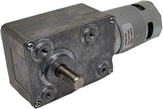 Worm Gear Box Reduction Motor 12V 190rpm 90 kg-cm Torque - WGM775127500-40K