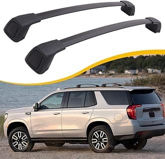 Lockable Cross Bars Roof Rack Fit for 2021 2022 2023 2024 Chevrolet Tahoe, GMC Yukon & Yukon XL, Chevrolet Suburban, Cadillac Escalade ESV Crossbar Cargo Bar Rooftop Accessories