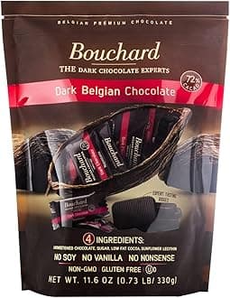 Bouchard Premium Belgian Dark Chocolate with 72% Cacao - Trial Size