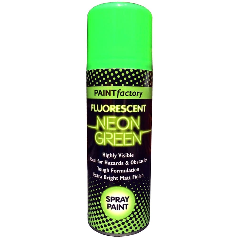 Fluorescent Neon Green Spray Paint 200ml
