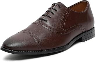LOUIS STITCH Mens Italian Leather Handmade Oxford Formal Lace Up Shoe (RGOX)