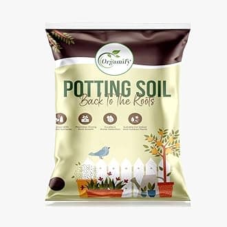 Orgamify Organic Potting Garden Soil Mix for Plants Home Garden - 10KG
