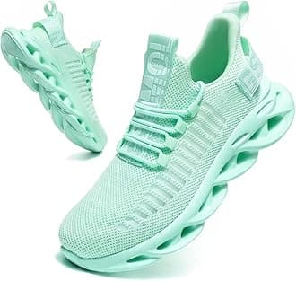 Women's Lace Up Walking Shoes Breathable Ultra Lightweight Sport Casual Ladies Girls Fashion Platform Sneakers