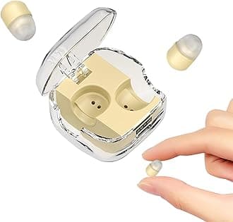 Invisible Small Mini Wireless Earbuds Bluetooth In Ear ENC Noise Cancelling Headphones Invisible Earphones Sleep Ear Buds for Small Ear Canals TWS Kids Tiny Earbuds for Men Women Sleeping Work Sports