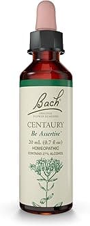 Bach Original Flower Remedies, Centaury - Be Assertive - Natural Homeopathic Flower Essence for Emotional Balance - Vegan, Gluten Free, Sugar Free - 20mL Dropper