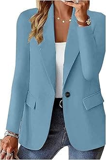Blazers for Women 2025 Trendy Business Casual Jackets Long Sleeve Open Front Cardigan Work Suit Spring Fashion Blazer