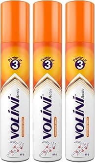 Volini Activ Pain Relief Spray 180 gm (Pack of 3)