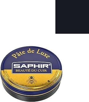 Saphir Pate de Luxe Leather Shoe Polish - Wax Cream for Leather Shoes & Boots