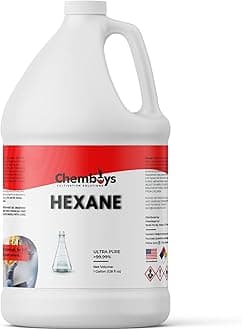 Chemboys Hexane –- High Purity Industrial Non Polar Solvent - Gallon (128 fl oz)