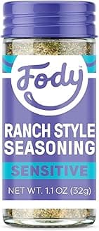 Foods Ranch Seasoning, 1.1 Oz, Garlic and Onion Free, Low FODMAP Certified, Gut & IBS Friendly, Vegan, Non-GMO, Gluten Free, Keto Friendly
