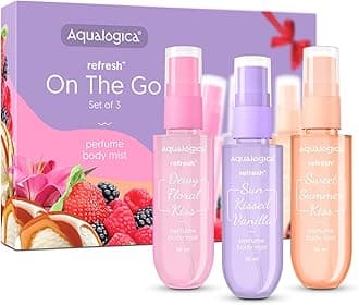 - Refresh+On the Go Set of 3 Perfume Body Mist|Travel Friendly|Long Lasting|Warm,Sweet & Floral Fragrance|Double Duty Mist for Hair & Body|Premium Gift Pack|For Unisex-Adult|20 ml x 3