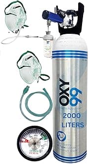 Oxy99 B Type Oxygen Cylinders kit Boschi Italy (2000 Liters)