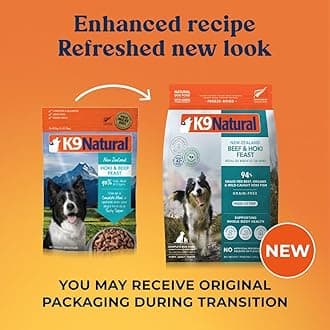 K9 Natural Freeze-Dried Dog Food Beef & Pollack (White Fish) Feast 500 g (17.7 oz)