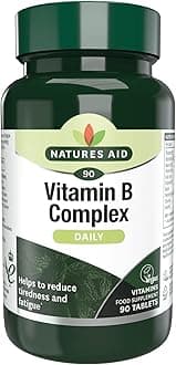 Natures Aid Vitamin B Complex, Suitable for Vegans, 90 Tablets