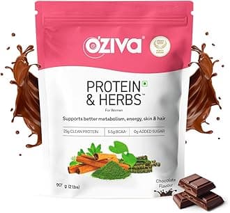 - Protein & Herbs for Women (Chocolate) I Manage Weight, Energy & Metabolism | Clean Protein, Shatavari, Green Tea I No Added Sugar, 2lbs (907gm)