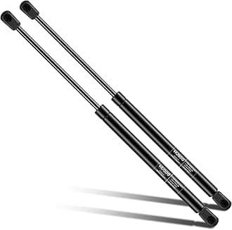 HUOPO 20 Inch 10lb/45N Gas Strut Shock Lift Spring Support for Tonneau Cover Camper RV Bed Basement Storage Doors Hatch Boat Lid Tool Box Custom Window Tanning Bed Replacement Parts, Set of 2