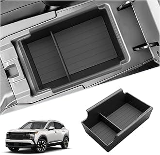 SKTU for 2025 2026 Nissan Kicks Accessories Center Console Organizer for 2025 2026 Nissan Kicks (S/SV/SR) Console Tray 2025 2026 Kicks SR Accessories ABS Materials Tray Kicks Durable Organizer