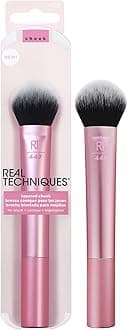Real Techniques Tapered Cheek Brush, RT 449 Fluffy Blending Brush for Powder Blush & Highlighter, UltraPlush Synthetic Bristles, Vegan & Cruelty-Free Makeup Brush, 1 Count