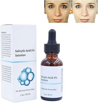 Salicylic Acid Serum 2% Concentrate Super Strong, Lightweight Face Serum for Acne Prone and Oily Skin, Smooth Skin Texture, 30ml