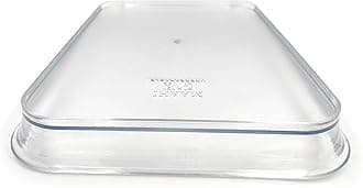 Prime Bakers and Moulders Multipurpose Unbreakable Plastic Serving Tray for Kitchen (Round Corners, 14x8 Inch)