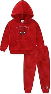 Spider-Man Boys Hoodie and Pants Set for Toddlers and Big Kids