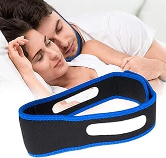2025 Model Anti Snoring Chin Strap, Stop Snoring Chin Straps for CPAP Users, Jaw Strap for Sleeping,Chin Straps to Keep Mouth Closed for Sleeping Better, Cpap Chin Strap for Sleep for Men- Women