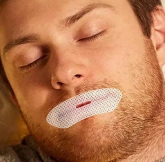 BHOOLU&GOOLU Comfortable Adhesive Anti Snoring Sleep Strips for Mouth For Good Slep Habits - (30 Strips/Box)