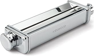 Kenwood XL KAX99.A0ME Accessories Food Processors for Extra Wide Lasagne 22 cm, Chrome-Plated Stainless Steel Casing, Roller Rolls Made of Robust Aluminium, Multi-Coloured