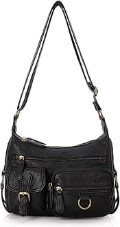 Cross body Shoulder Bag Women Soft PU Leather Purses and Handbags