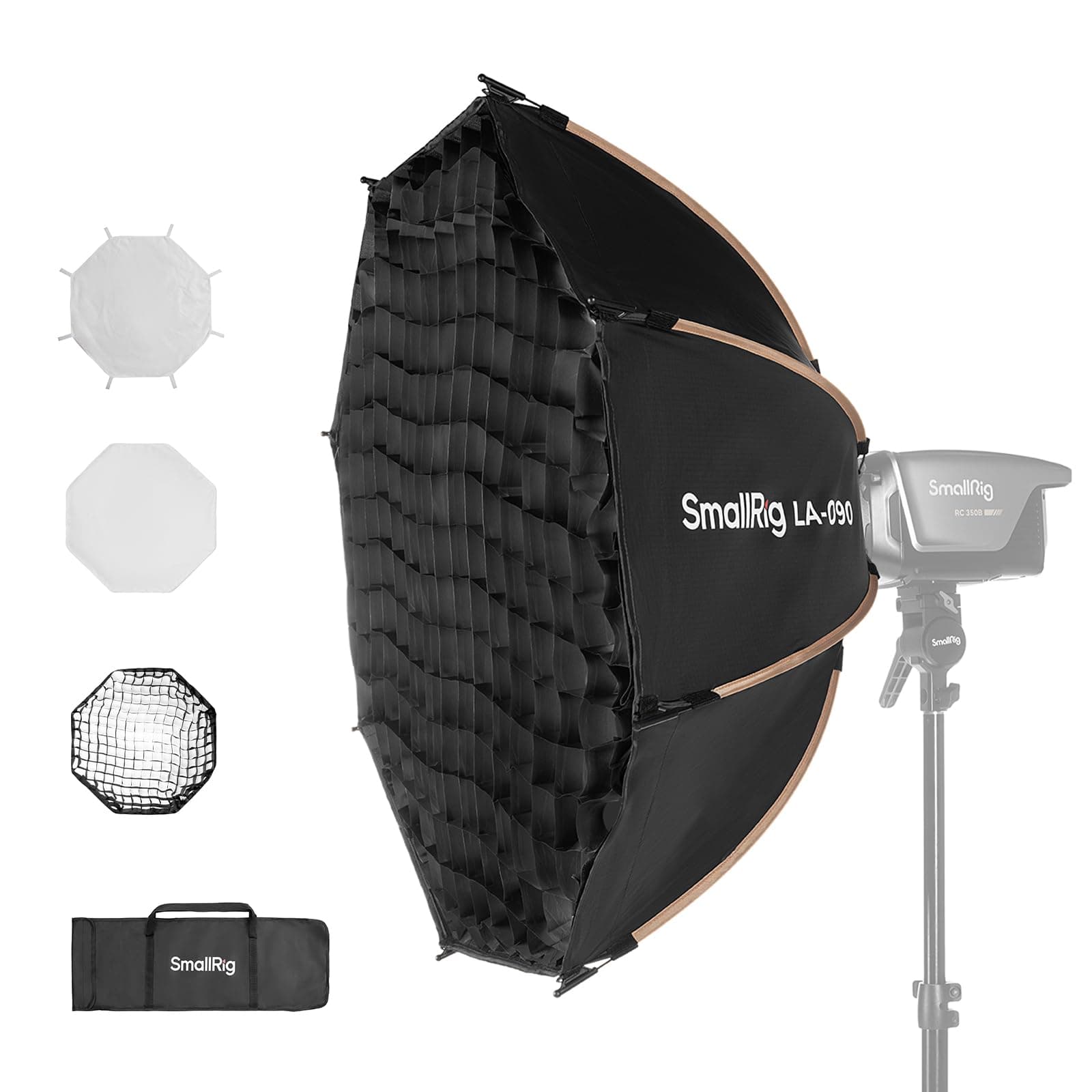 SMALLRIG 35"/90cm Softbox LA-O90 Quick Release Octagon Soft Box for Bowens Mount COB Lights for SMALLRIG for Neewer for Aputure for Godox - 4633