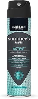 Summer'S Eve Active Freshening Spray, Absorbs Moisture, 2 Oz