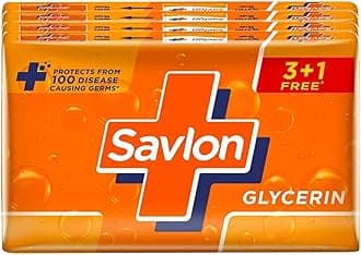 Savlon Glycerin Soap, 75g(Buy 3 Get 1 Free)