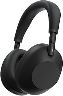 Sony WH-1000XM6 The Best Wireless Noise Canceling Headphones, HD NC Processor QN3, 12 Microphones, Adaptive NC Optimizer, Mastered by Engineers, Studio-Quality, 30-Hour Battery, Black