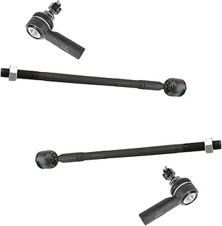 TRQ Front Tie Rod Set Compatible with 1999-2003 Lexus RX300
