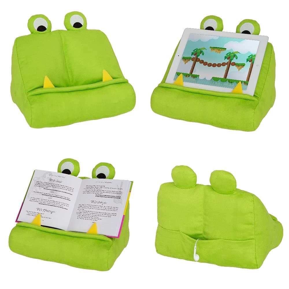 Support pour iPad et Tablette Universel pour Enfants Cuddly Reader | Porte-Livre | Coussin de Lecture | Lecture au Lit, à la Maison | Compatible avec Téléphones, Liseuses