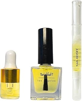 Twinkled TNail Honey - Organic Nail Strengthening Treatment for Growth, Strength, & Moisture Nail Care Blend Cuticle Oil (Bottle)