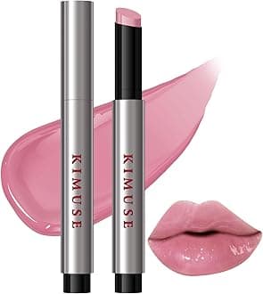 Lip Plumper, Hydrating Korean Lip Gloss, Click Tinted Lip Balm Solid Lipstick for Plumps & Moisturizes, Long-wearing All-in-one Lip Plumping, Gloss, Balm