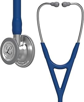 Littmann 6154 3M Cardiology IV Stethoscope, 27 Inch (Standard-Finish Chestpiece, Navy Blue Tube)