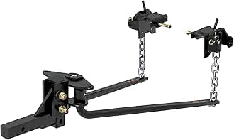 17052 Round Bar Weight Distribution Hitch with Integrated Lubrication, Up to 10K, 2-Inch Shank